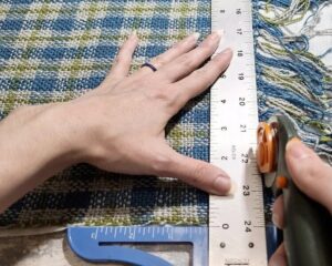 Costurando tecido feito à mão – superando o medo