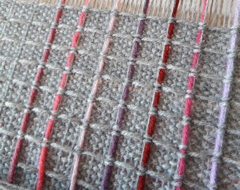 O Coração dos Pontos (5 Pontos decorativos para tear de pente liço).