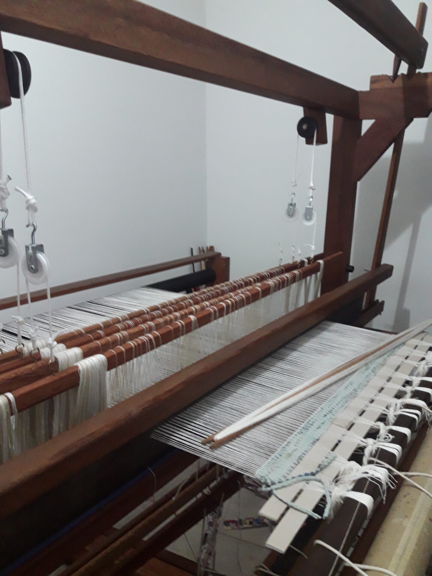 13 Ferramentas de tecelagemTransformei meu tear: de 2 para 4 quadros