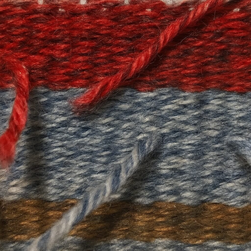 Como (e por quê!) Você deve arrematar as pontas do fio de trama