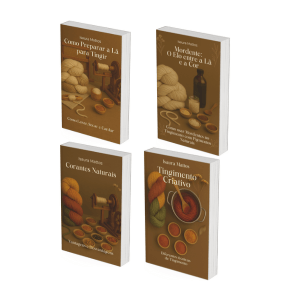 Tingimento Natural. 4 ebooks sobre preparo da lã, mordentes, pigmentos e tingimento criativo