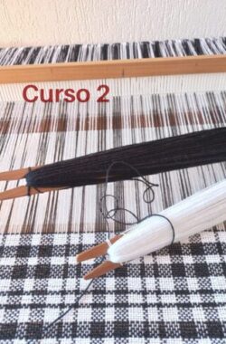 Entrelaços de Luz (2 em 1: Curso de Urdidura direta e tecido xadrez - Nível Intermediário)